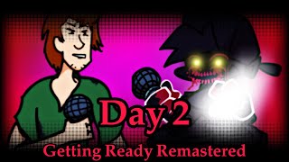 FNF || THE CORRUPTION INSIDE US CHAPTER 1 REMASTERED || EVIL BF VS SHAGGY DAY 2 || GETTING READY