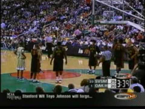 Lebron James High School Game fist half ST VINCENT ST MARY VS OAK HILL ACADEMY 3/5