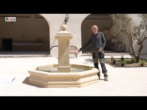 Installer une fontaine en pierre de taille -Tuto bricolage avec Robert