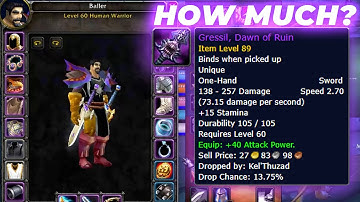 Gressil drops in Naxx GDKP!