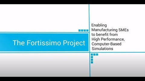 Fortissimo 2: Get inspired! Success Stories video presentation