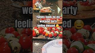 Having American Foods For My Welcome Party