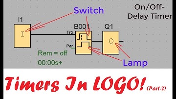 Siemens PLC -Timers In LOGO! (Part-2) : Off-delay timer  & On/Off-delay timer