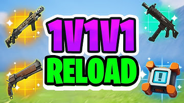 INSANE 1V1V1 RELOAD 1V1 REALISTICS FREE FOR ALL 1ST PUBLIC MATCH (FORTNITE)