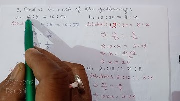 Part 9 | Maths | Class VI | CH 12 | Ratio Proportion and Unitary Method  | Exercise 12.2  ||