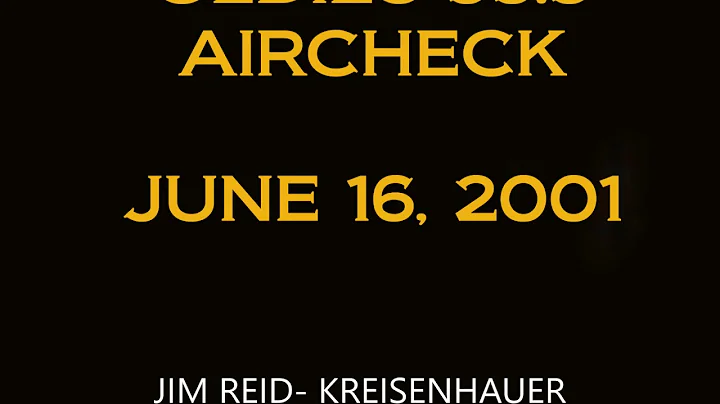 Oldies 99 June 16, 2001  aircheck JIM REID