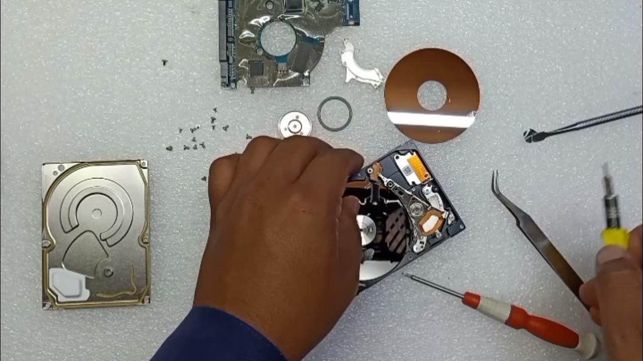 Laptop 2.5" hard disk disassembly, take apart, teardown tutorial Ctech