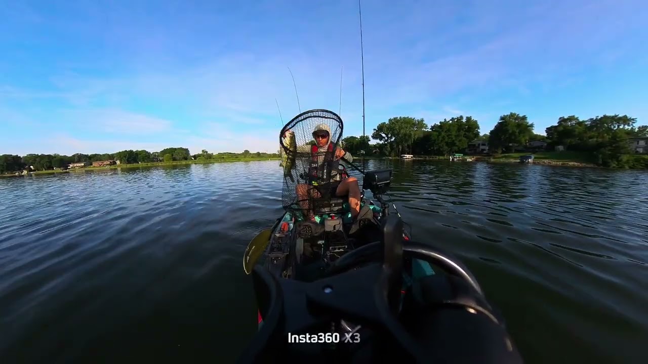 Summer bass fishing.