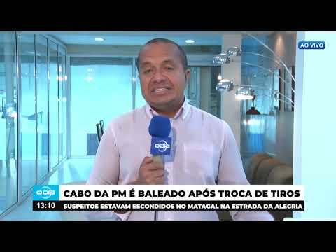 Cabo da PM é baleado na estrada da alegria. (02 05 2024)