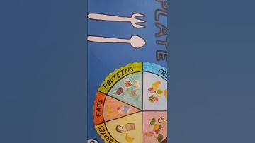 #Nutrition food activity#healthy plate#balance diet #sgnps #diy#food plate