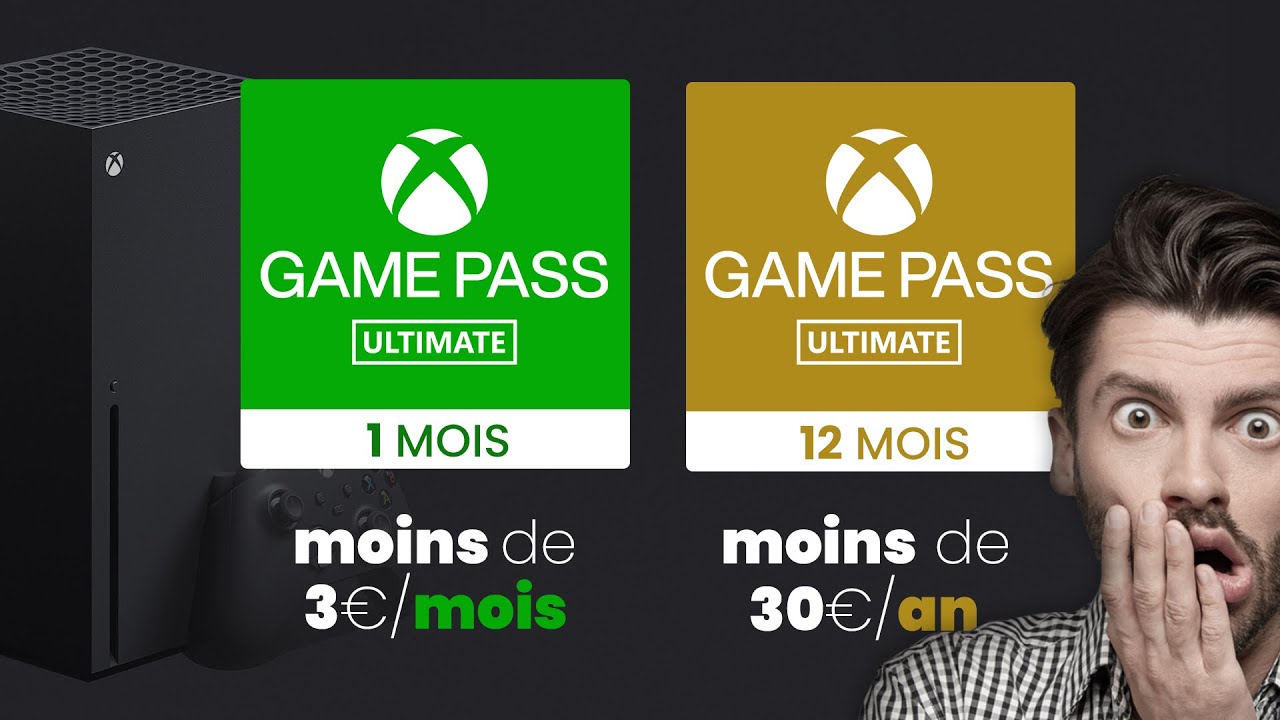 Acheter l'abonnement Xbox Game Pass Ultimate, pas cher