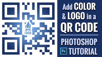 How to Add a Logo on a QR Code in Photoshop