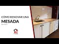 CÓMO SE HACE UNA MESADA DE MADERA CON BACHA - Parte 2 ► #ENCASAAR