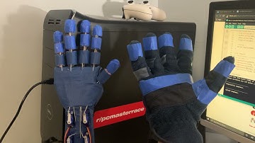 Glove Controlled Robotic Hand Demo