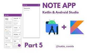 MVVM Note App | OnClickListener In RecyclerView, Safe Args, Update & Delete Notes  | Part 5