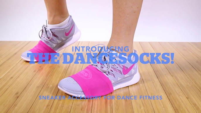 THE DANCESOCKS - Over Sneaker Socks for Dancing. Protect knees & ankles.  Reduce dance injuries. 