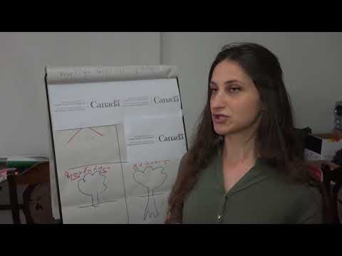 სიუჟეტი მომავალი ტრენერებისთვის ჩატარებულ ტრენინგზე