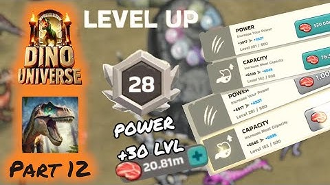 DINO UNIVERSE(DINOSAUR UNIVERSE)[PART12] I spend 20M to upgrade runestone