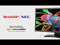 Spectraview  sharp nec display solutions