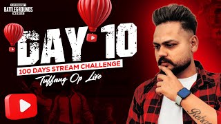 DAY 10/100 DAYS CHALLANGE | TUFFANG OP LIVE🔥| #shorts #bgmilive #bgmiindia #pubgmobile