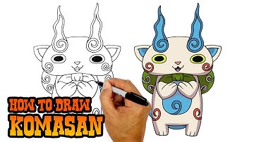 How to Draw Komasan | Yo-kai Watch