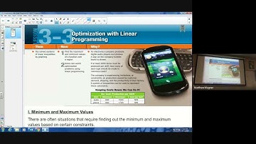 3.3 Optimization with Linear Programming