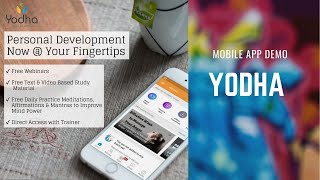 YODHA - Mobile app demo screenshot 2