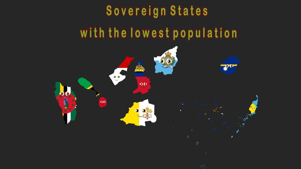 Top 10 Countries with the lowest population! Music by KLT. - YouTube