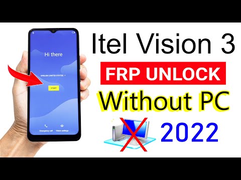 Itel Vision 3 (S661LP) FRP UNLOCK/GMAIL ACCOUNT BYPASS (without pc) 2022