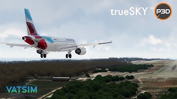 P3D V5.1 HF1 | Amazing Circle to land approach into beautiful Dubrovnik | EDDB - LDDU | Fslabs A319