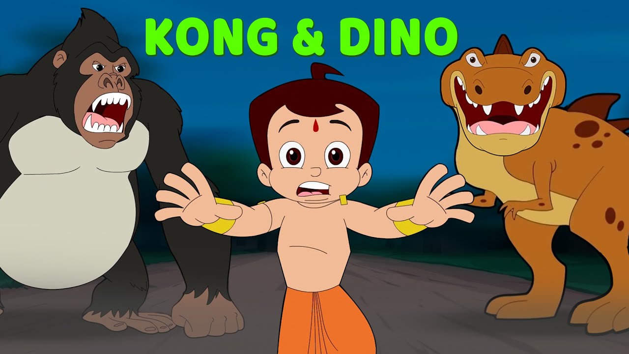 Chhota Bheem - Kong & Dino | Animated Adventure Videos | Fun Cartoons for Kids in Hindi