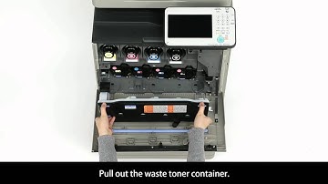 Canon iR-ADV C250i/C350i: Waste Toner Container Replacement