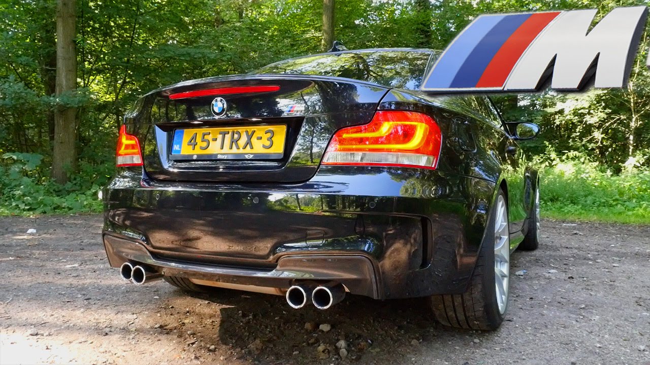 BMW 1M Coupe Stock Exhaust Sound LOUD! Startup & REVS YouTube