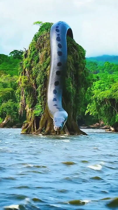 The most powerful being in the Amazon rainforest #snake #giantsnake #anaconda #snakevideo #amazon