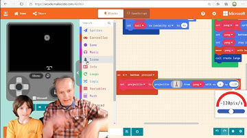 MakeCode Arcade Beginner - Pang part 1