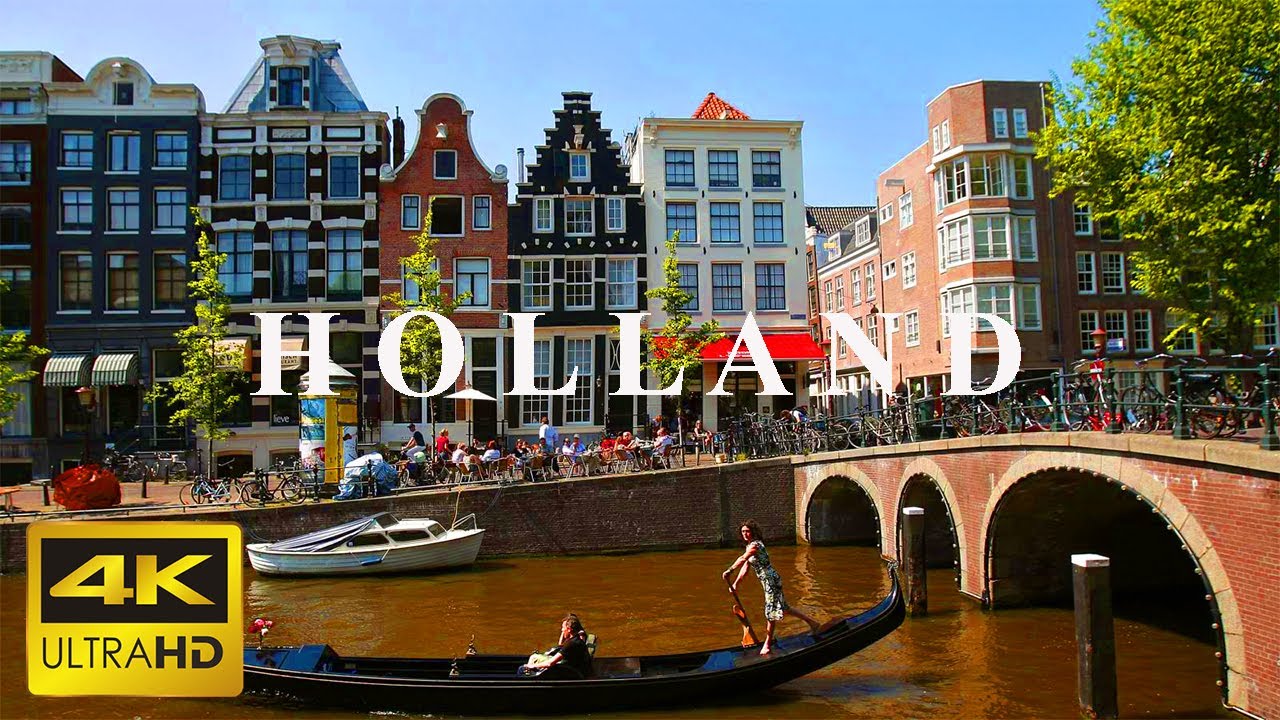 Holland 4K | Scenic Relaxation Film With Calming Music | HOLLAND 8K ULTRA HD HDR | Explore World 8K