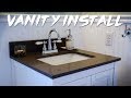 Replacing Bathroom Vanity | Easy DIY Job!