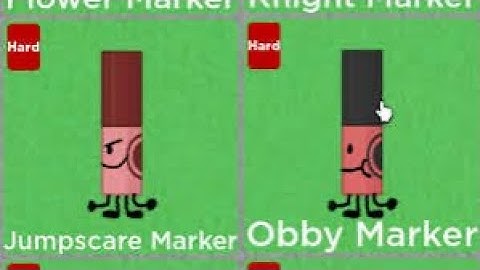 How to get jumpscare marker and obby marker 2024