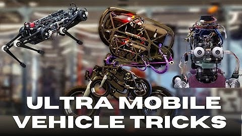 Reinforcement Learning Ultra Mobile Vehicle Tricks and Track-stand Demo