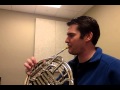 F natural minor scale french horn circle of 4ths