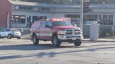 LAFD Command 42 (Battalion 712) Responding