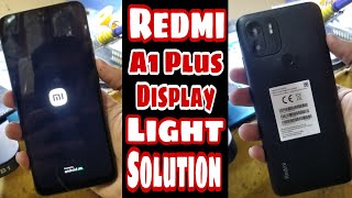 Redmi A1 Plus Display Light Solution | Redmi A1 Plus Display Light Jumper | A1 Plus Display Light