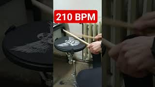 210 BPM Fast Hands #drums #drummer