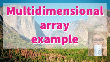 52) Multidimensional array example | Java with Ali