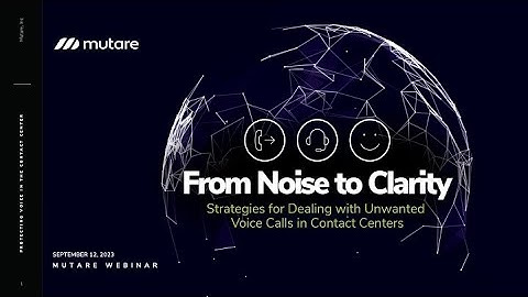 From Noise to Clarity:  Strategies for Dealing with Unwanted Voice Calls in Contact Centers