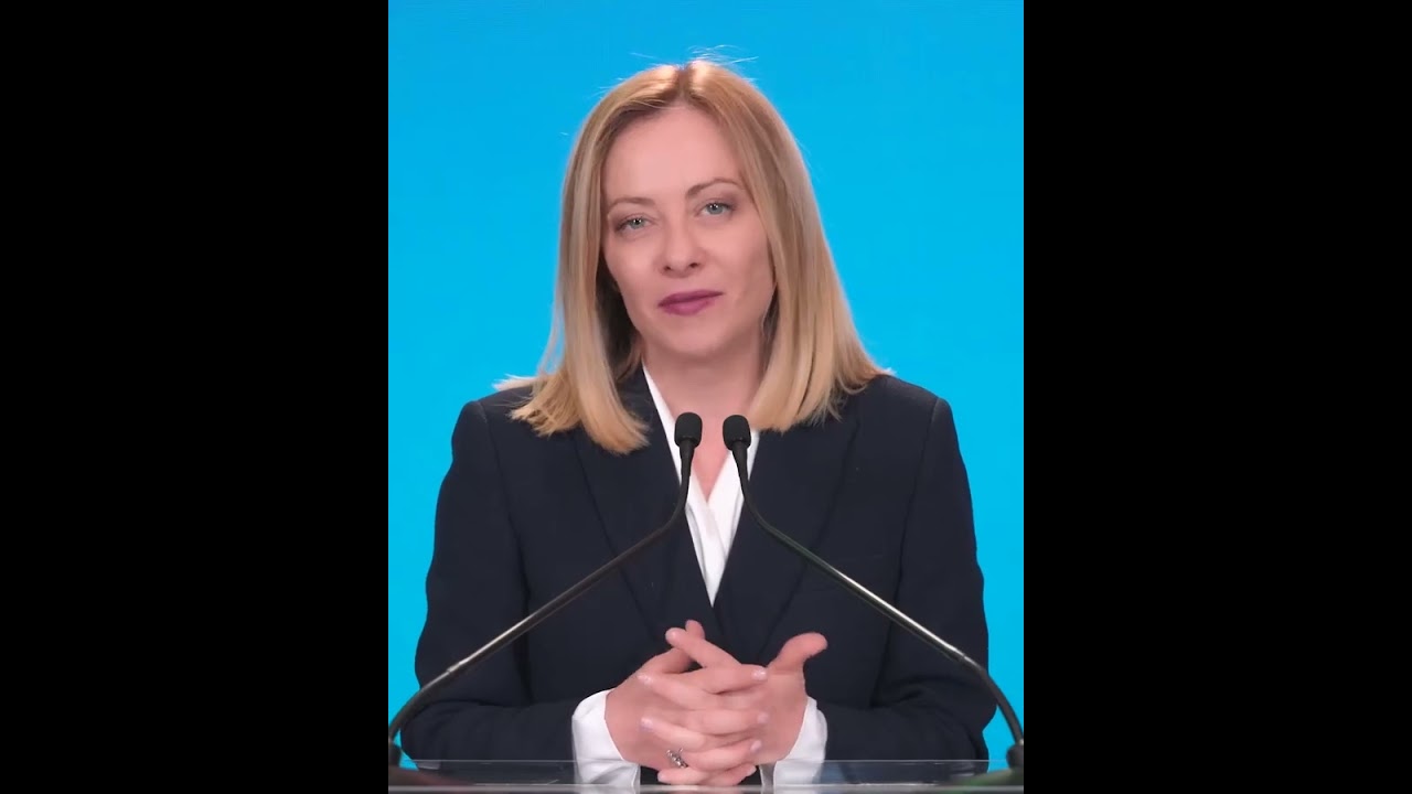 Giorgia Meloni interviene all'evento in ricordo di Sergio Ramelli.