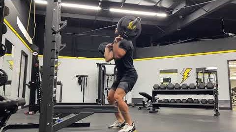 Front Squat / Hang Clean / Push Press Barbell Complex.