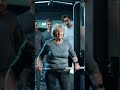 Poor old Deidre, impressive stuff but no idea she's being photobombed #photobomb #old #gym #workout