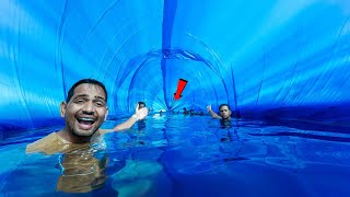 We Made Tunnel Swimming Pool  Super Amazing