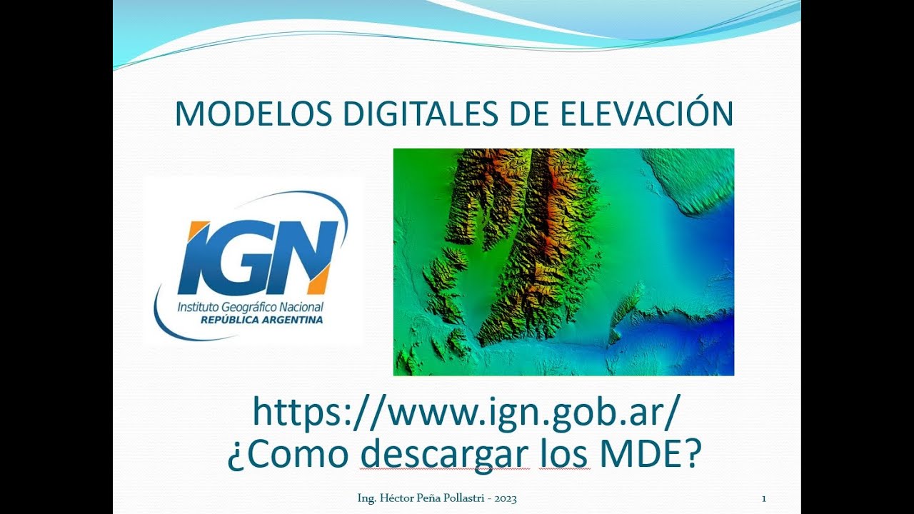 DESCARGAR DEM IGN Y CARGARLOS EN GLOBAL MAPPER - YouTube